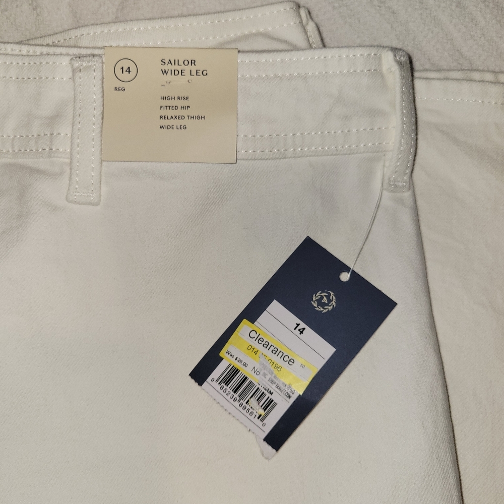 Universal Thread White Sailor Wide Leg Jeans